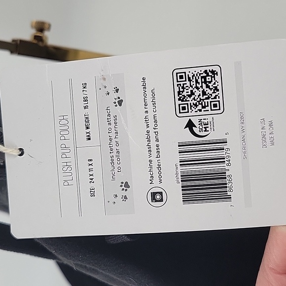 Black Pet Carrier Sling Bag NEW - Picture 9 of 12